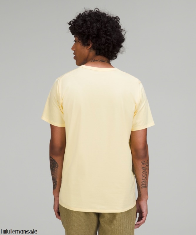 Lululemon Deutschland DELULU784 | Lululemon Deutschland Caprese Gelb Das Fundamentale T-shirt
